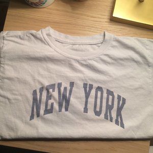 Brandy New York baby tee